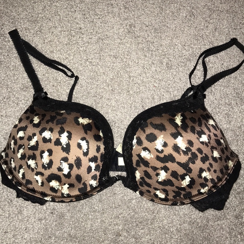 Aerie Scarlet Style Push-up Bra • Leopard Print